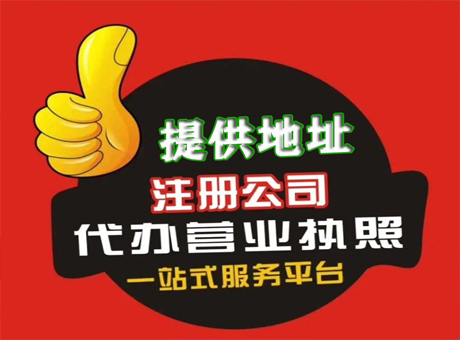 <b>提供地址注册公司办营业执照</b>